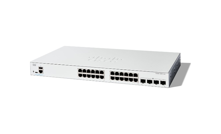 Cisco Catalyst 1200-24T-4G スマート スイッチ Cisco Catalyst 1200-24T-4G - switch - 24 ports - smart - rack