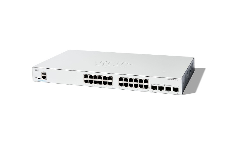 Cisco スイッチ Catalyst 1200 C1200-24T-4G Cisco Catalyst 1200-24T-4G - switch - 24 ports - smart - rack