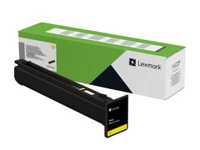 Lexmark - yellow - original - toner cartridge - LCCP, LRP