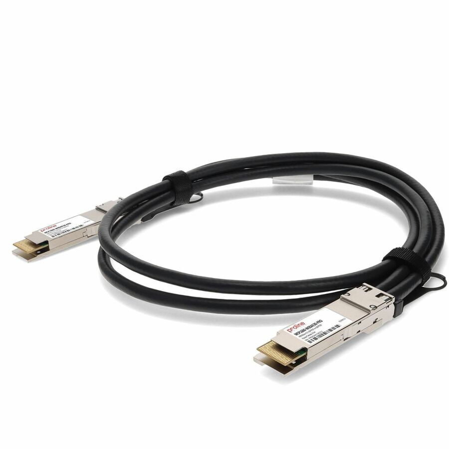 Mellanox MCP1660-W00AE30 Compatible TAA 400GBase-CU QSFPDD Direct Attach Cable (Passive Twinax, 0.5m)