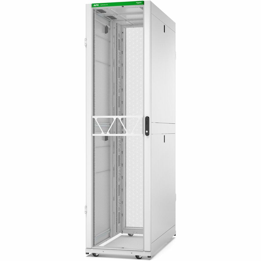 APC by Schneider Electric NetShelter SX Server Rack Gen 2, 48U, 2258H x 600W x 1200D mm, with Sides, White