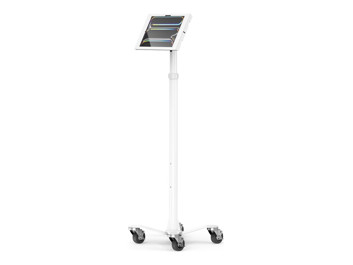 Compulocks iPad Pro M4 13" (2024), Apex Enclosure Rolling Cart - Rise Freedom cart - for tablet - rolling - white