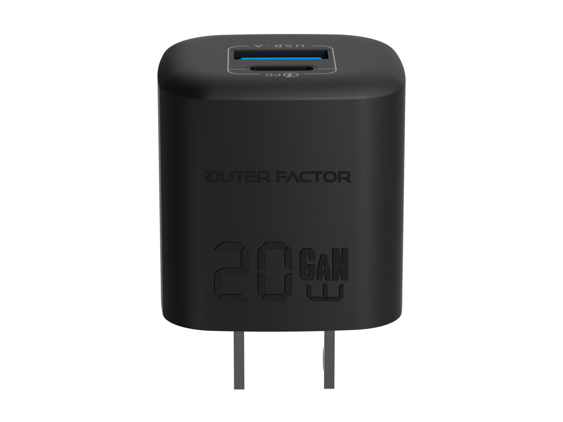 OuterFactor InCharge power adapter - USB-C, USB Type A - 20 Watt