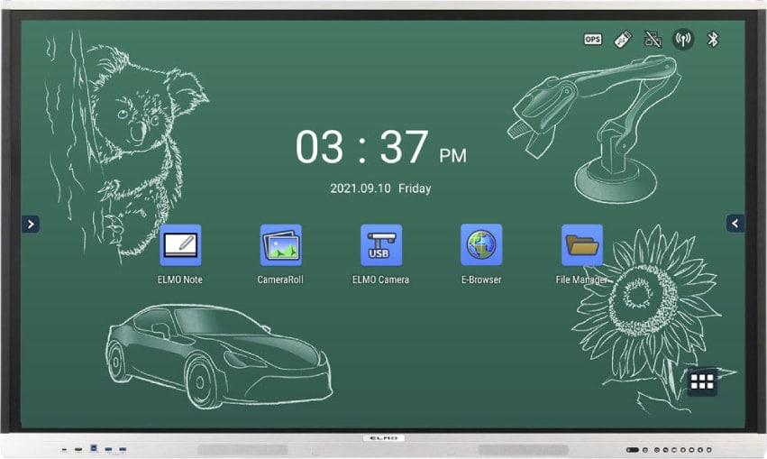 ELMO 75" R2 HOL Interactive Display Board