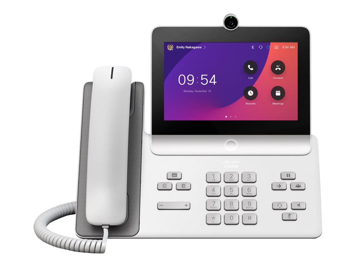 Cisco Video Phone 8875 - IP video phone - with digital camera, Bluetooth interface with caller ID