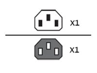 Extreme Networks - power cable - IEC 60320 C14 to power IEC 60320 C13