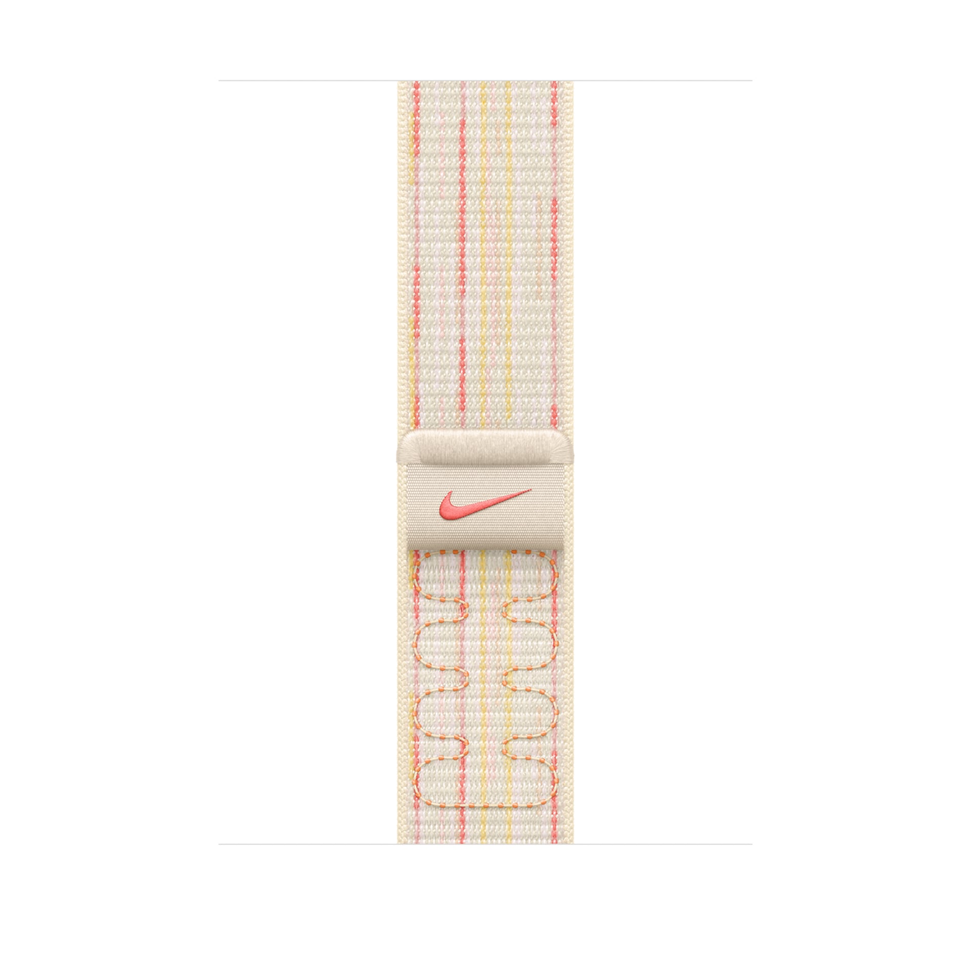 Apple Nike Sport Loop - Starlight/Pink - For 46mm Case