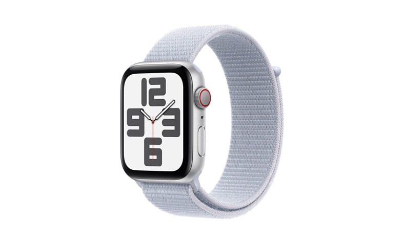 Apple Watch SE 2nd generation (GPS + Cellular) - 44mm Silver