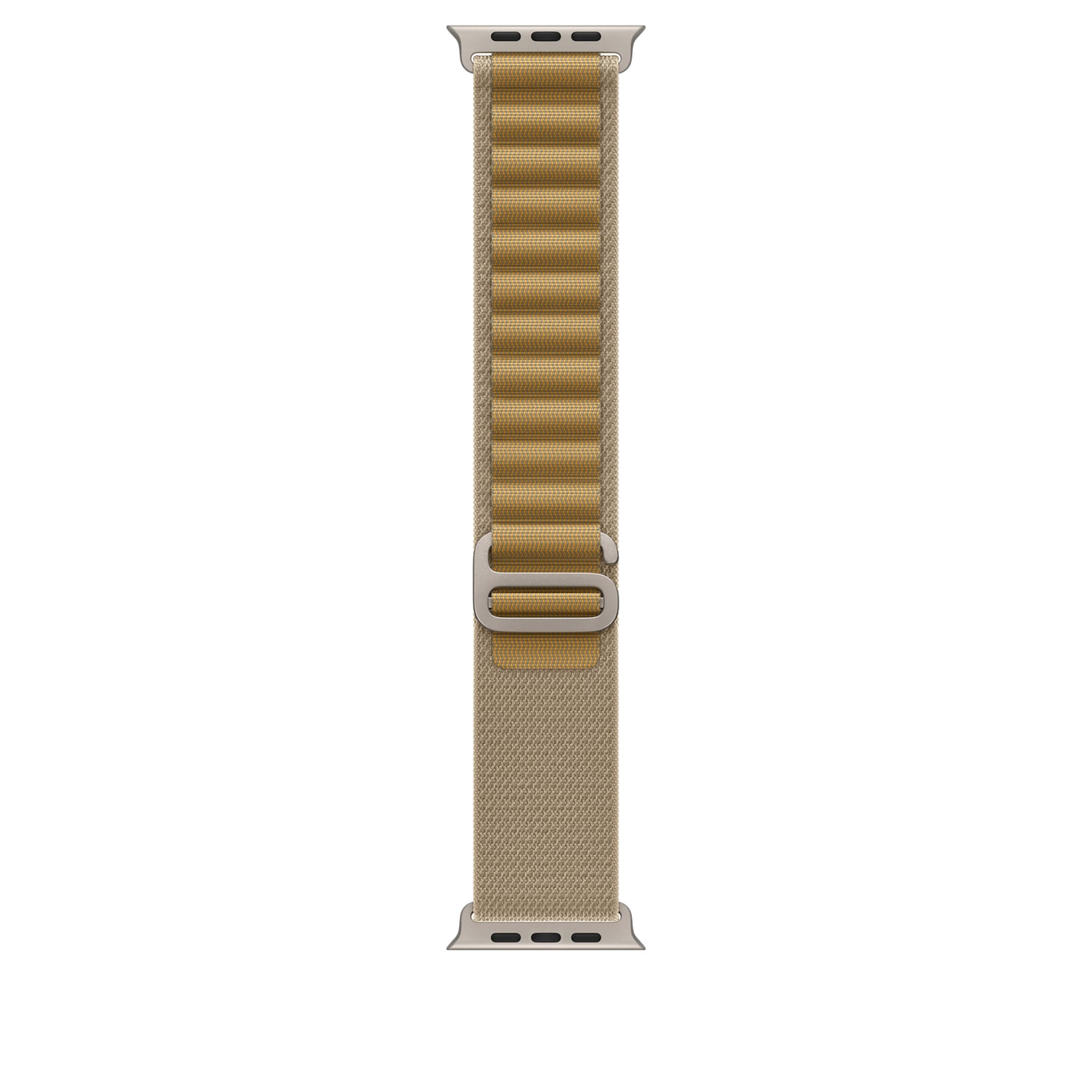 Apple Alpine Loop - Large - Tan - For 49mm Case With Natural Titanium ...