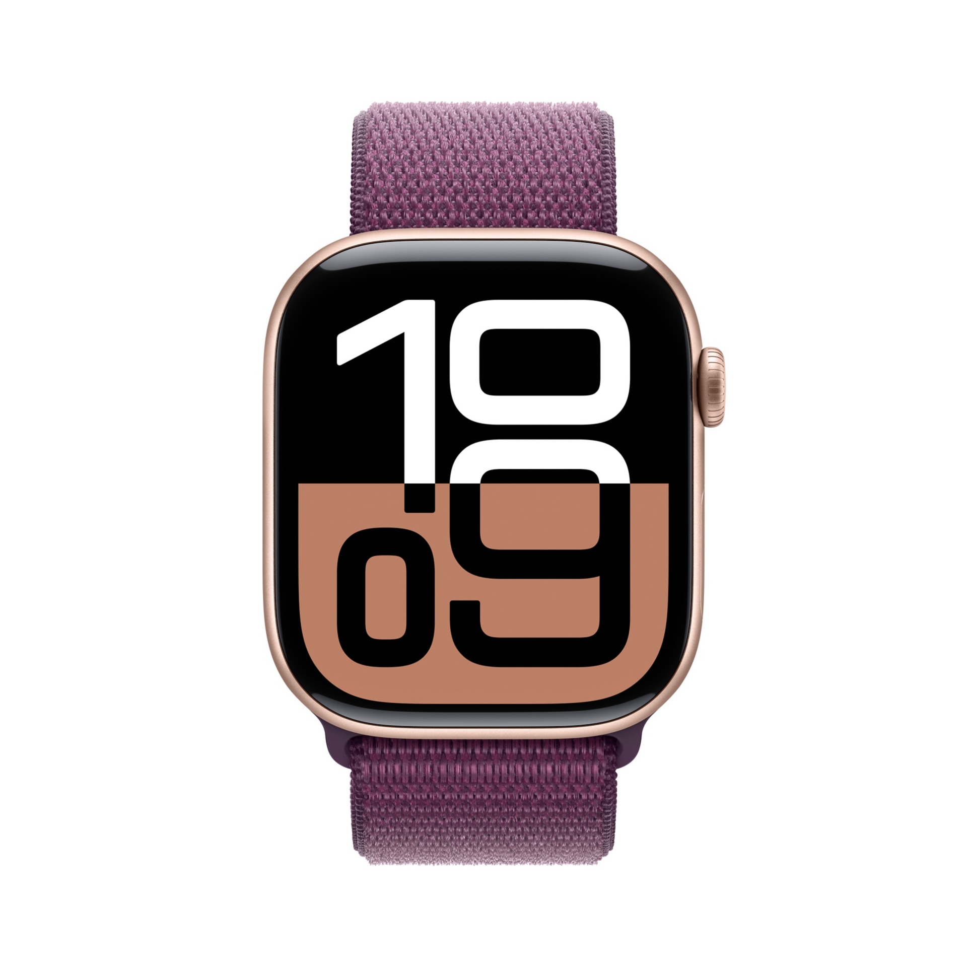 Thumbnail 2 of 9 for Apple Watch Series 10 (GPS+Cellular) - Rose Gold 46mm Aluminum Smartwatch - Plum Sport Loop - 64 GB - 2024