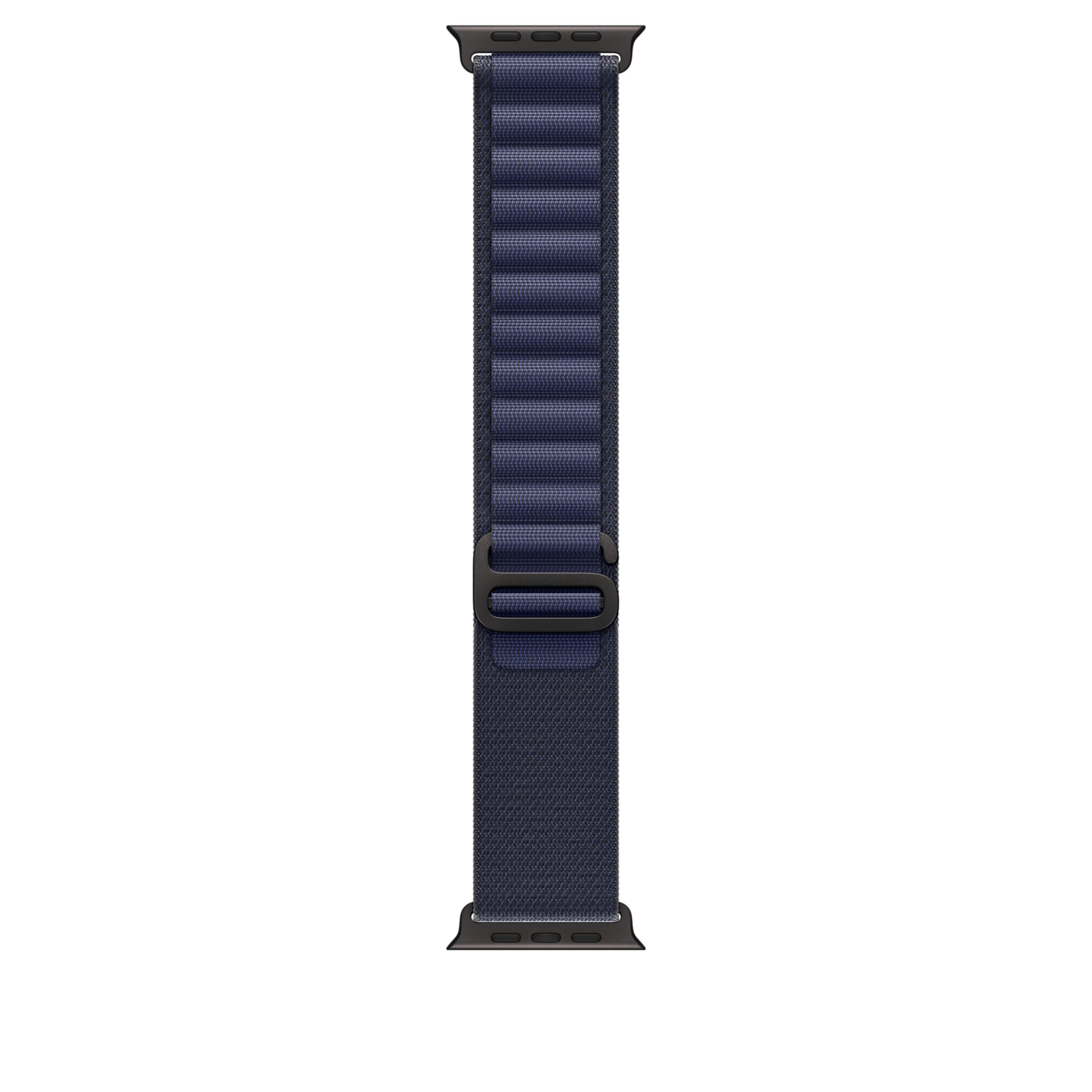 Apple Watch Ultra 2 - 49mm - Navy Alpine Loop - Medium - Black Titanium Fin