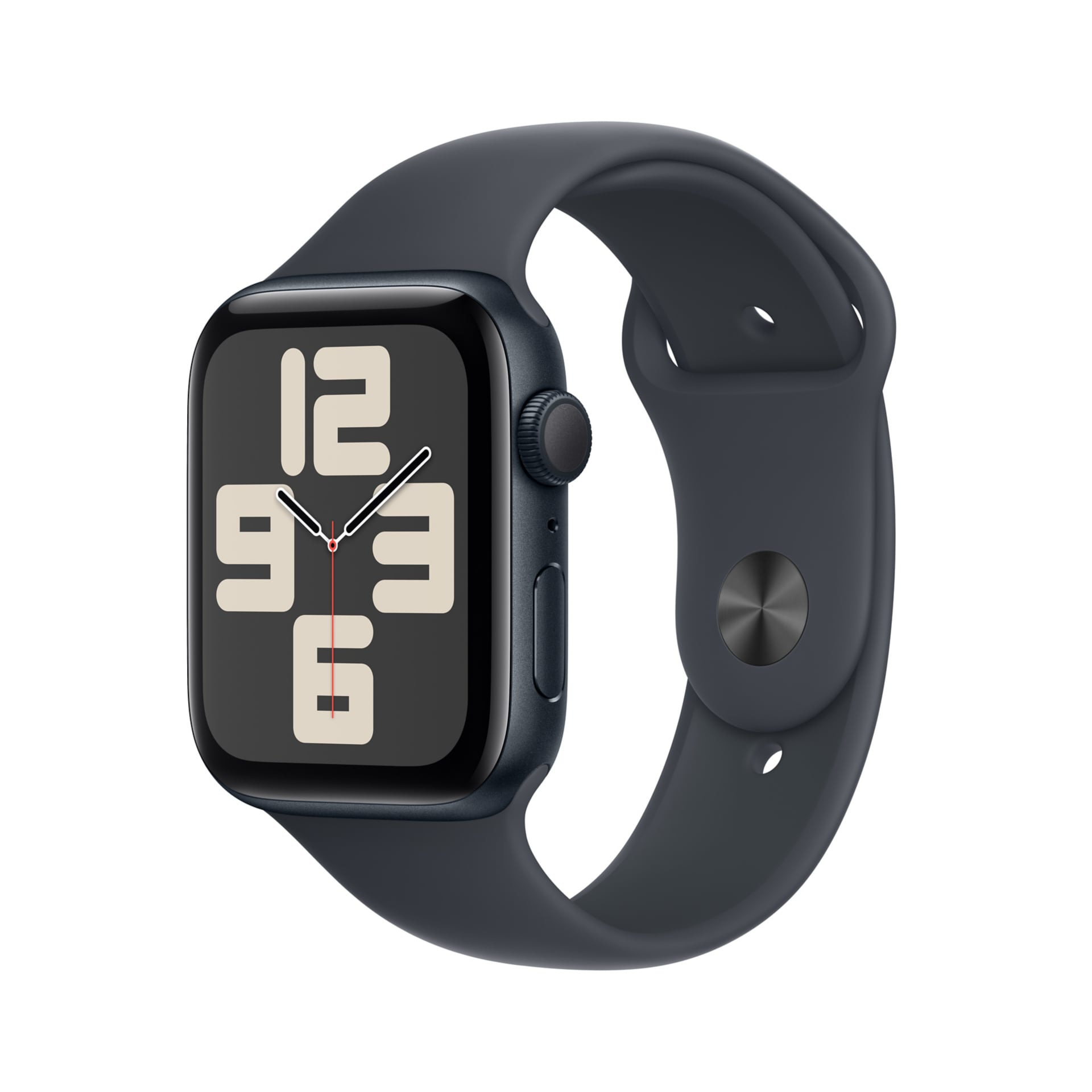 Apple Watch SE GPS - 44mm Aluminum Case with Midnight Sport Band - S/M - Midnight