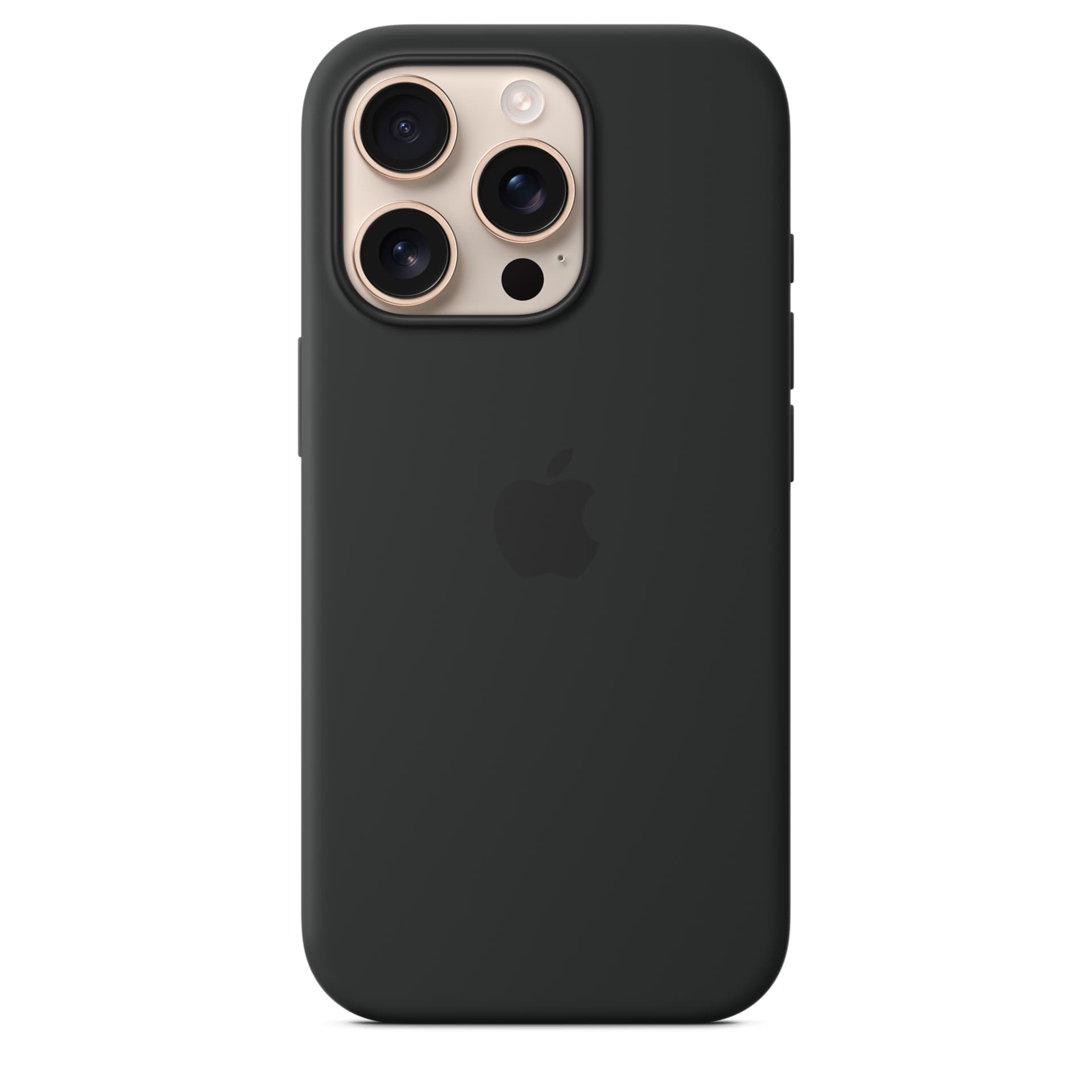 Apple Silicone Case with MagSafe - For iPhone 16 Pro - Black