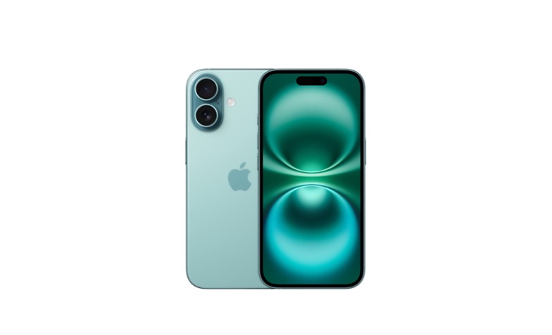Apple iPhone 16 - 128 GB - Wi-Fi + Cellular - Teal - MYAW3LL/A