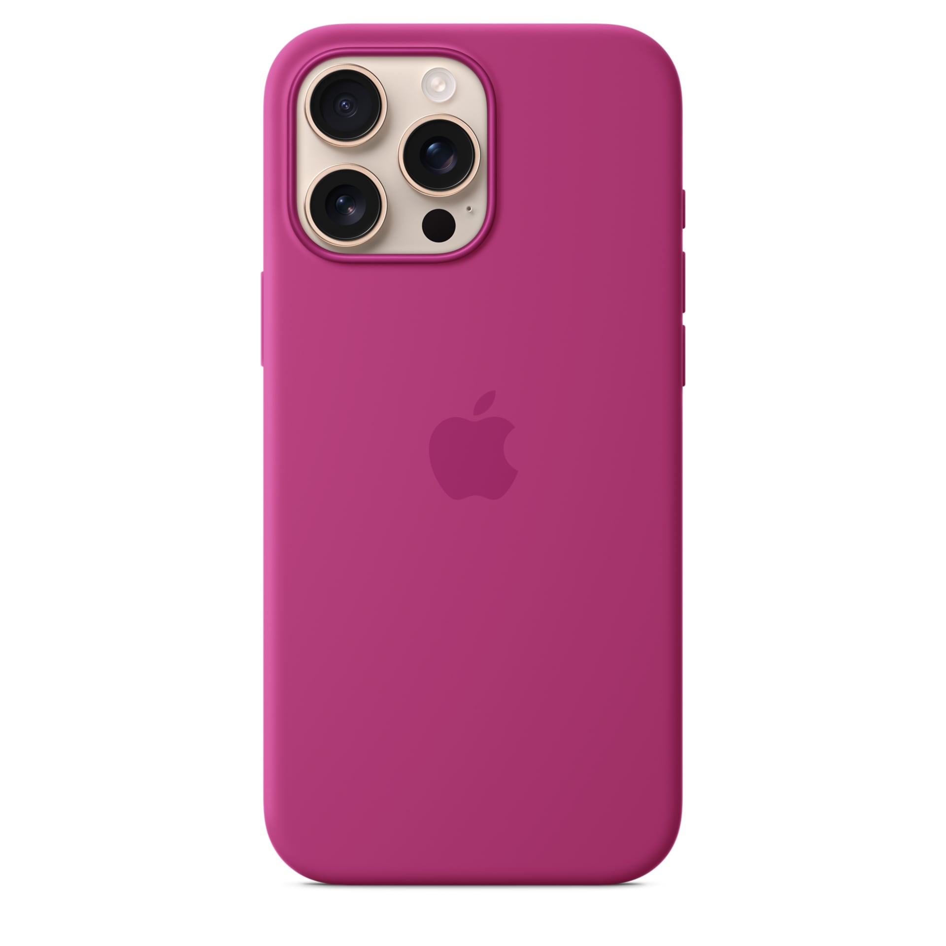 Apple iPhone 16 Pro Max Silicone Case with MagSafe - Fuchsia