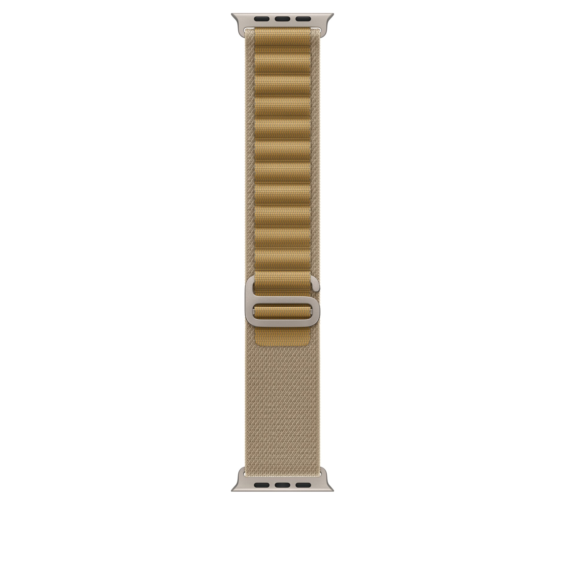 Apple Alpine Loop - Small - Tan - For 49mm Case With Natural Titanium Finish