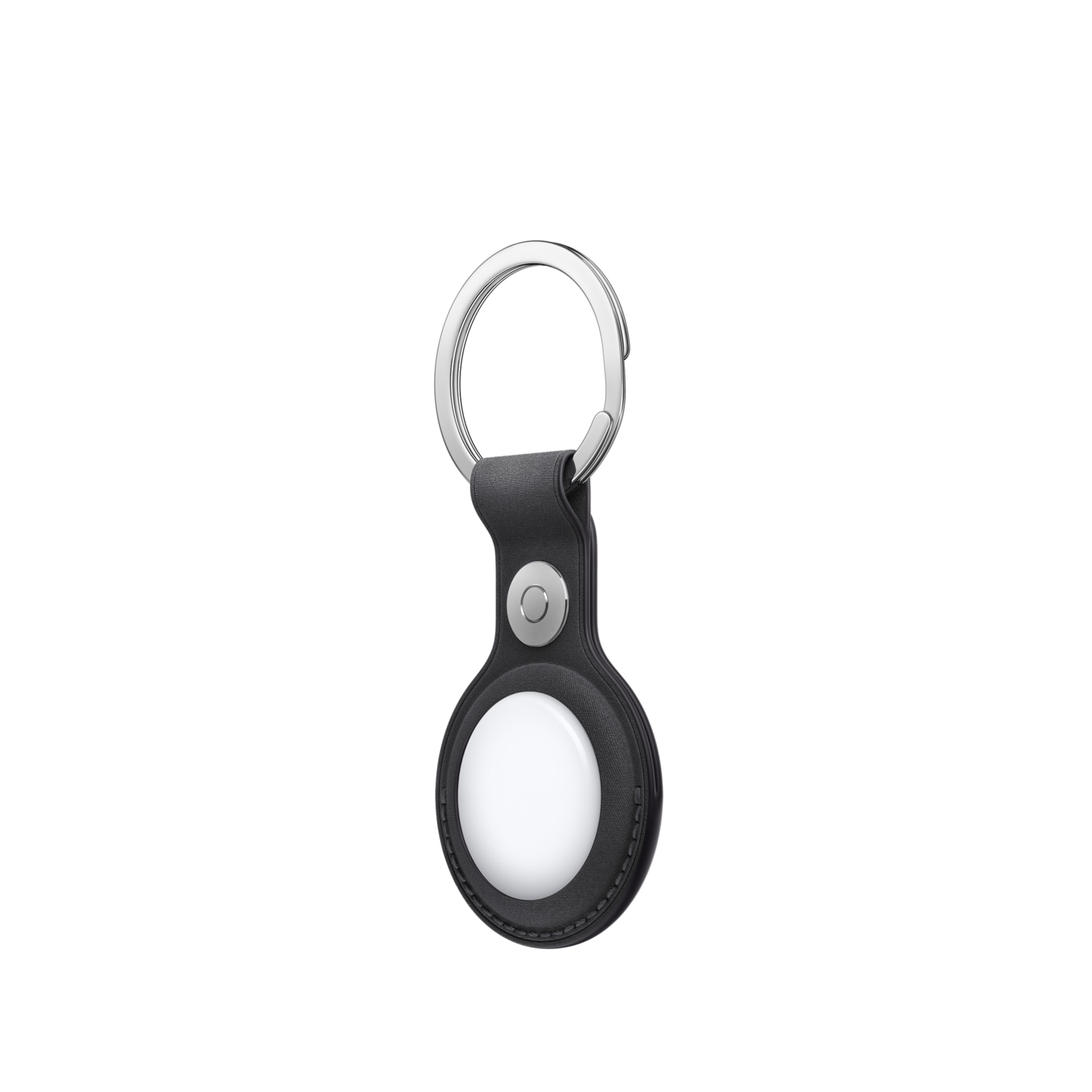 Thumbnail 2 of 2 for Apple AirTag FineWoven Key Ring - Black