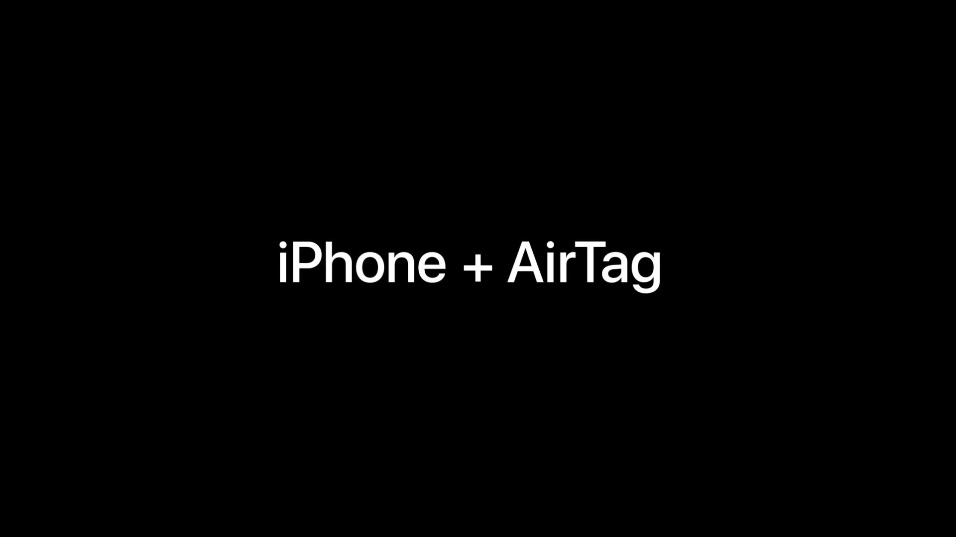 Thumbnail 1 of 1 for Apple AirTag FineWoven Key Ring - Black