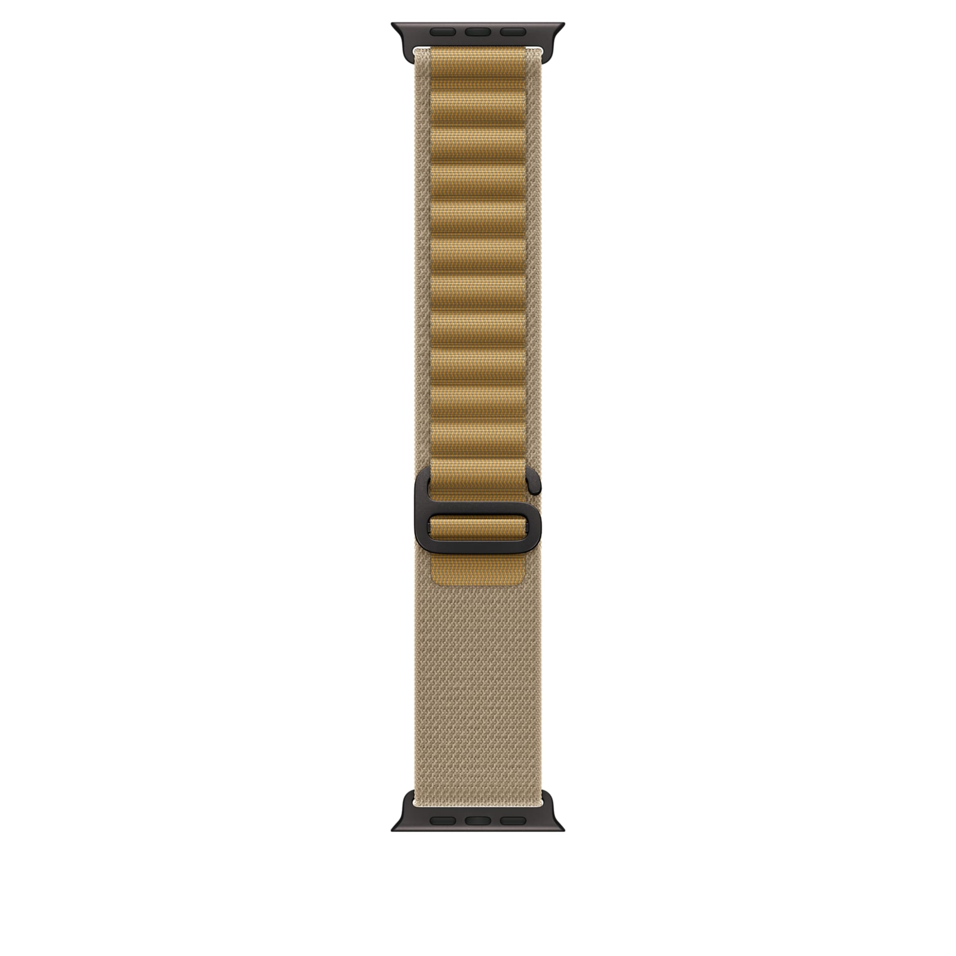 Apple Alpine Loop - Small - Tan - For 49mm Case With Black Titanium Finish