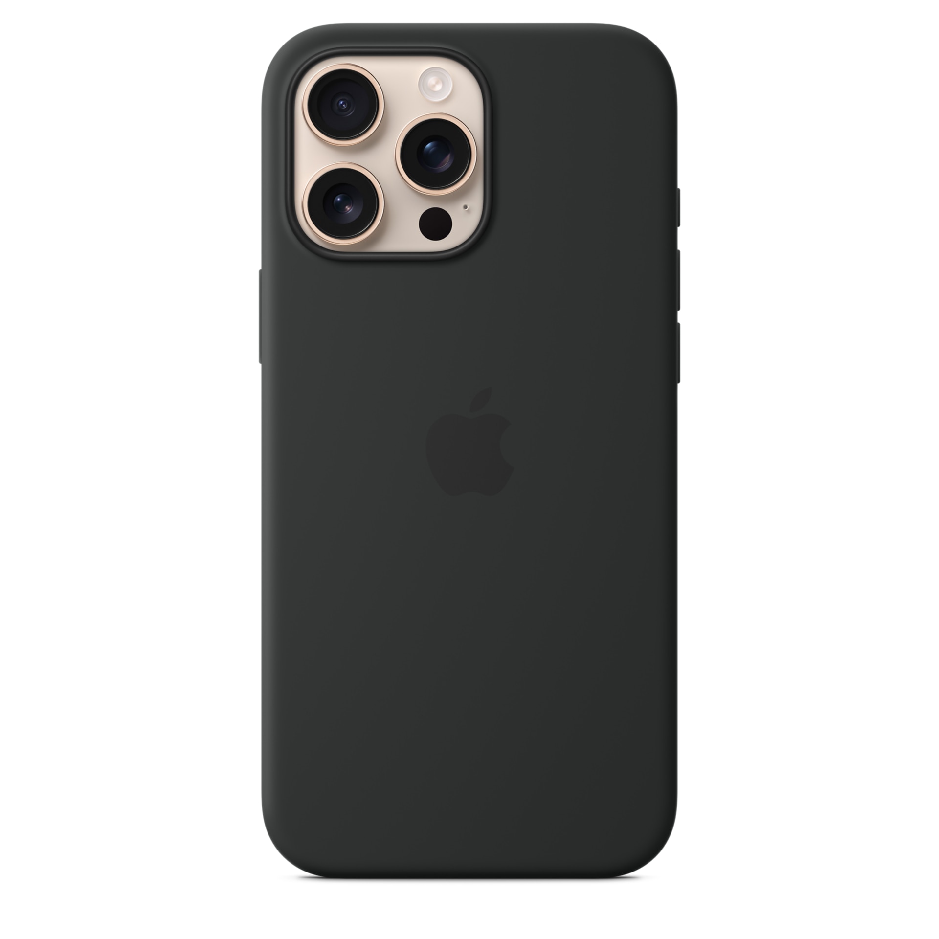 Apple Silicone Case with MagSafe - For iPhone 16 Pro Max - Black