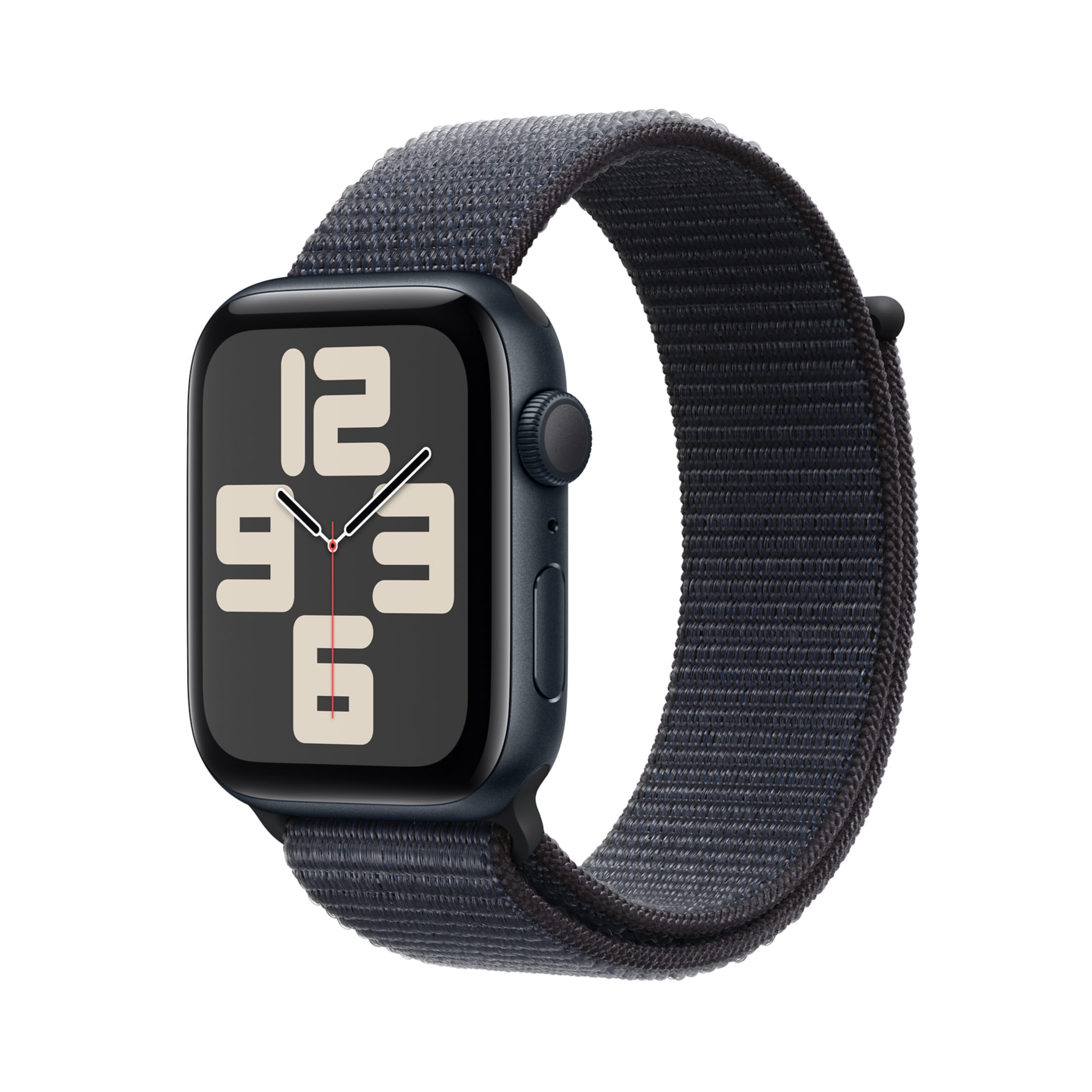 Apple Watch SE GPS - 44mm Aluminum Case with Ink Sport Loop - Midnight