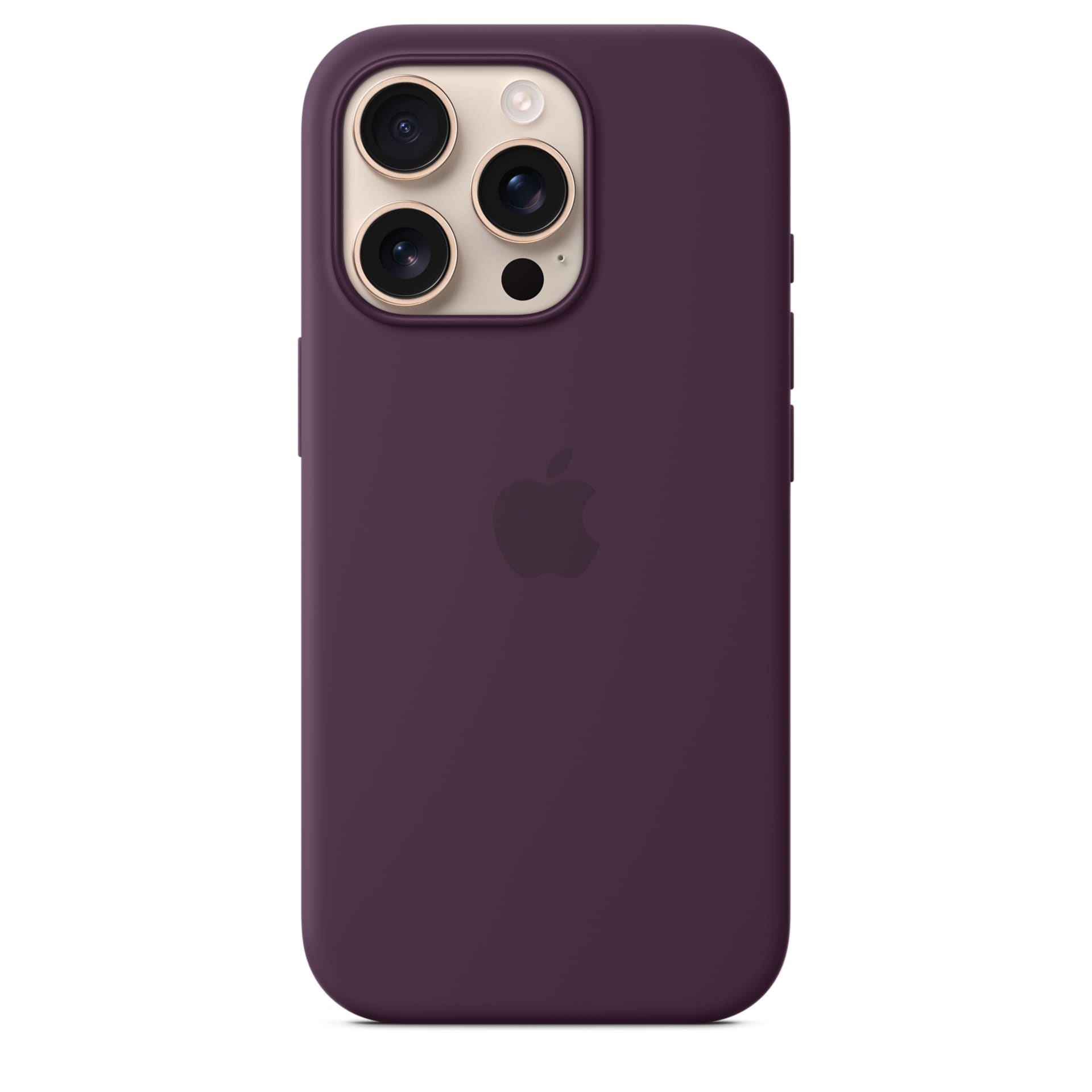 Apple iPhone 16 Pro Silicone Case with MagSafe - Plum