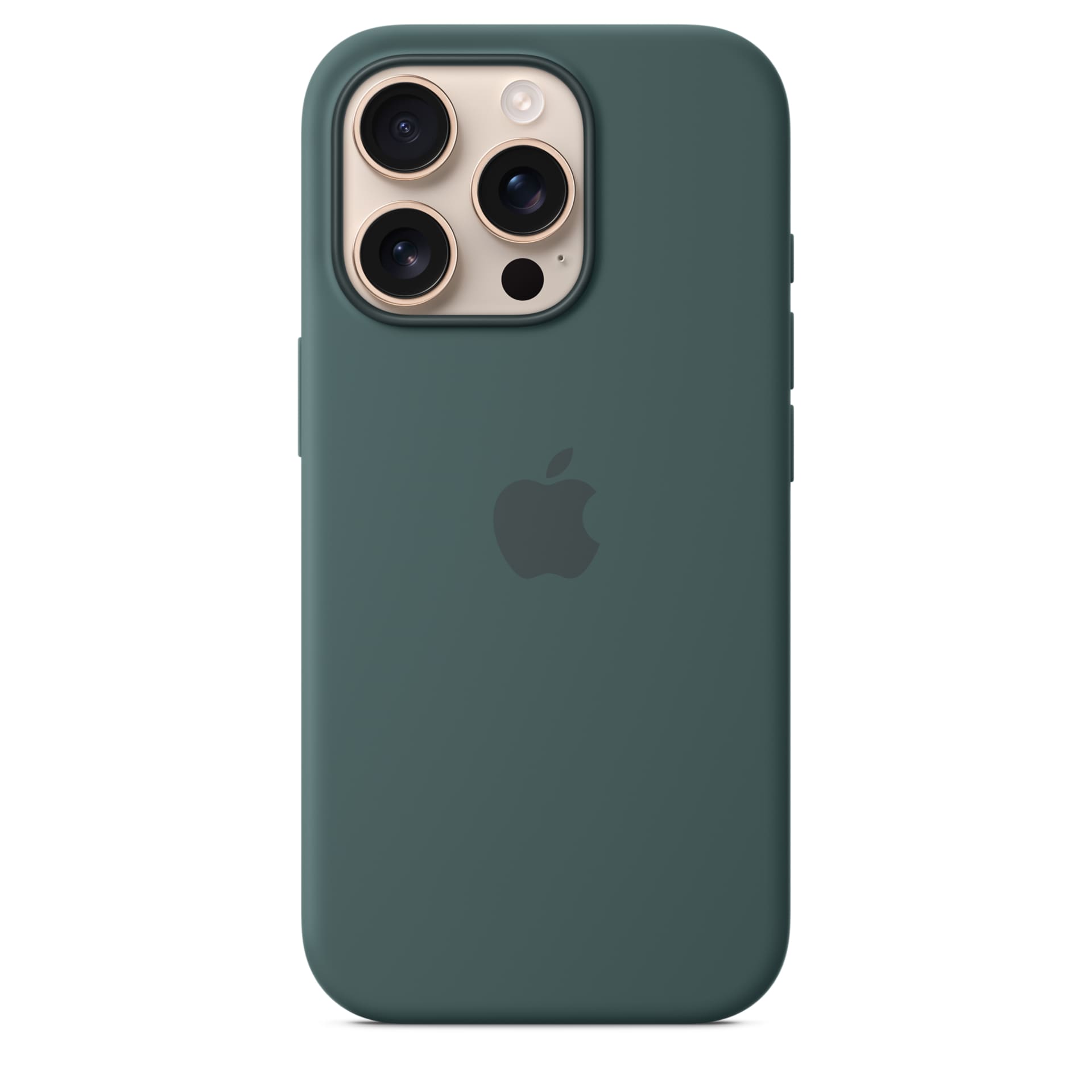 Apple iPhone 16 Pro Silicone Case with MagSafe - Lake Green