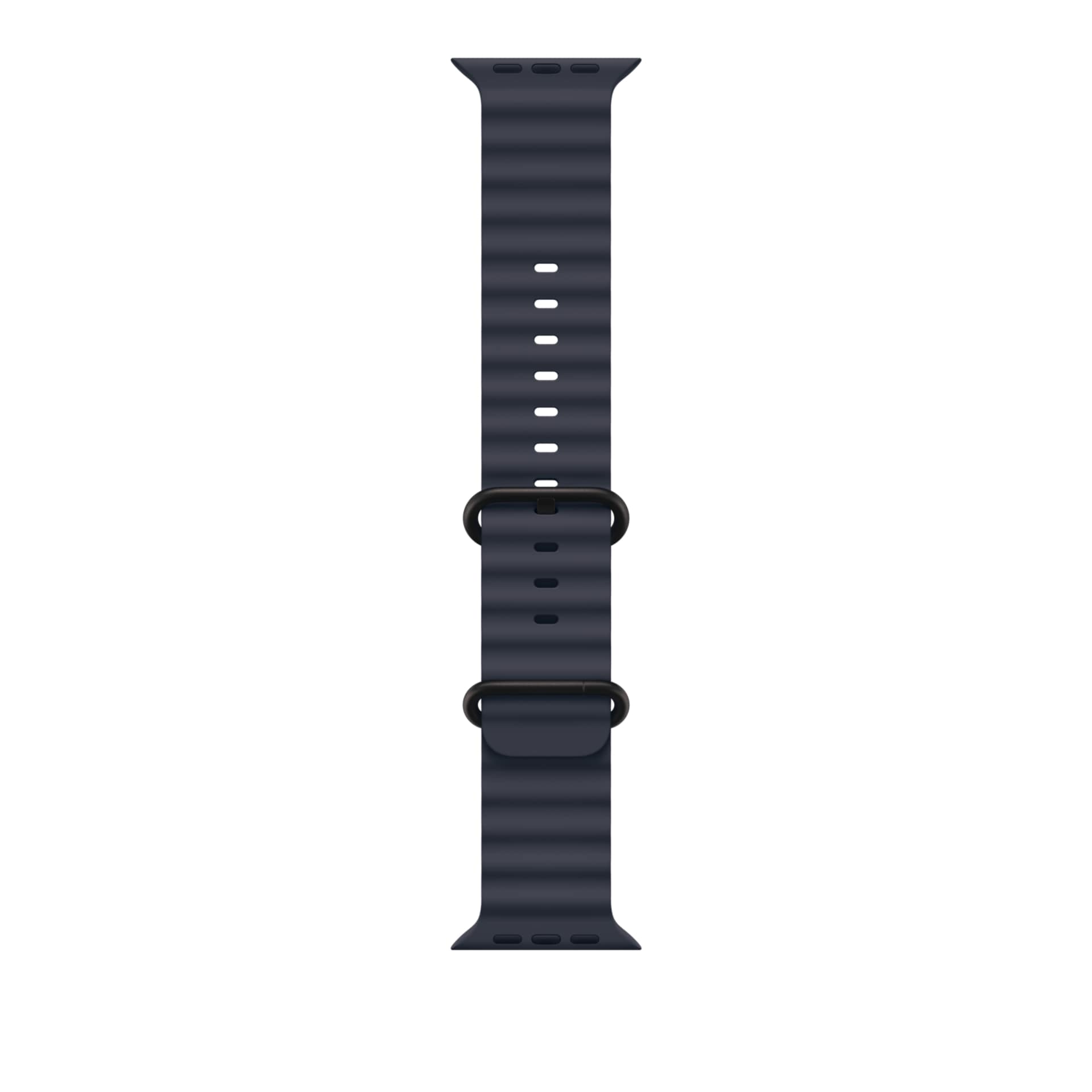 Apple Ocean Band - Navy - For 49mm Case With Black Titanium Finish