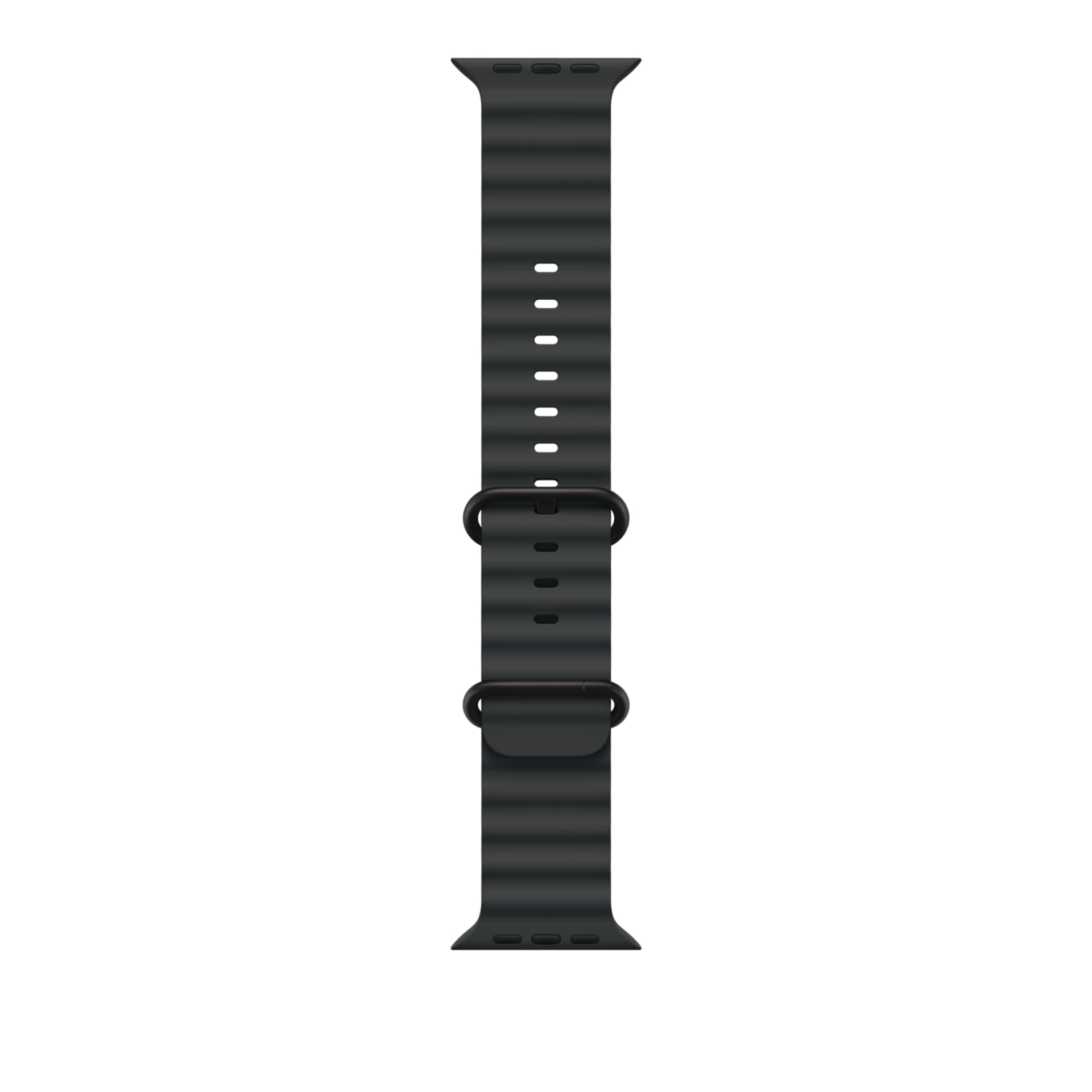 Apple Ocean Band - Black - For 49mm Case With Black Titanium Finish