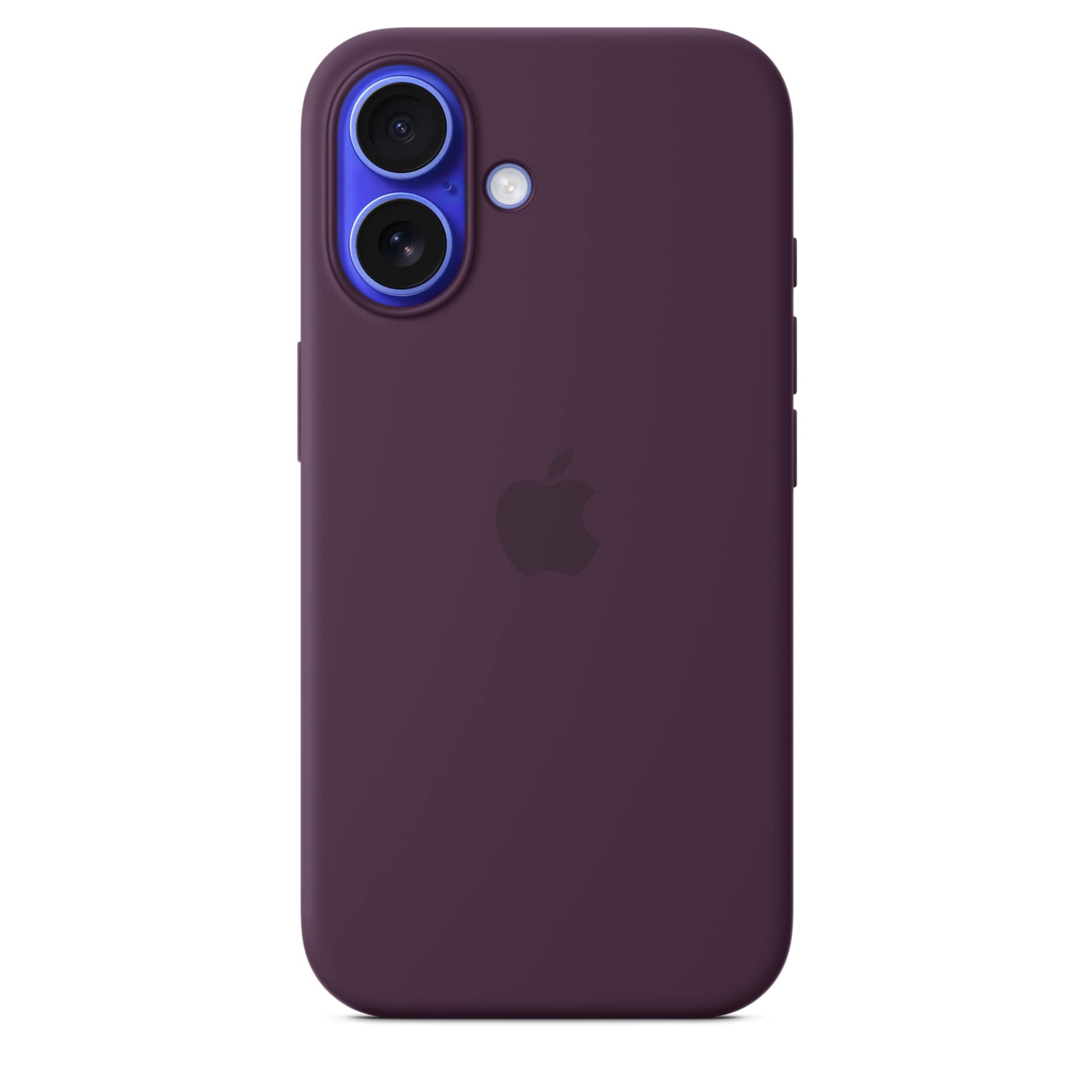 Apple Silicone Case with MagSafe - For iPhone 16 - Plum