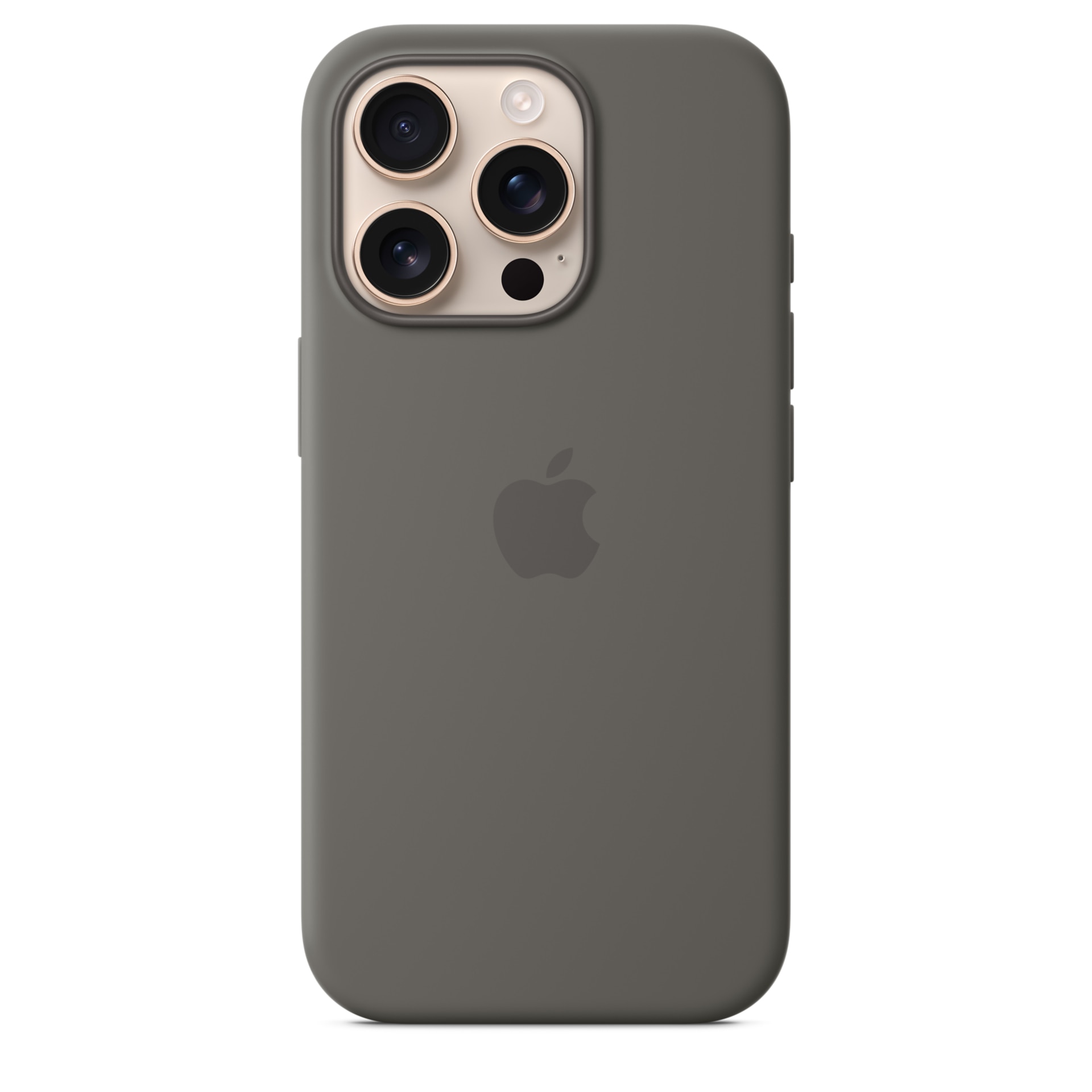 Apple iPhone 16 Pro Silicone Case with MagSafe - Stone Gray