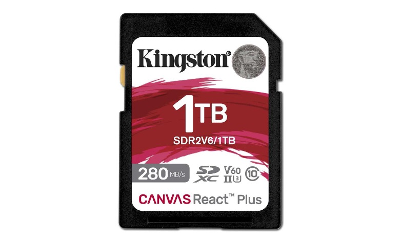 Kingston Canvas React Plus - flash memory card - 1 TB - SDXC UHS