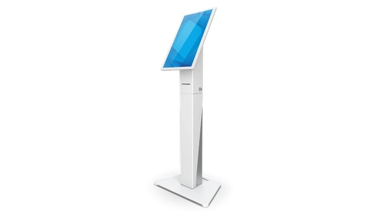 Elo Wallby Self-Service Floor Stand for All‑in‑one I‑Series Touchscreen Com