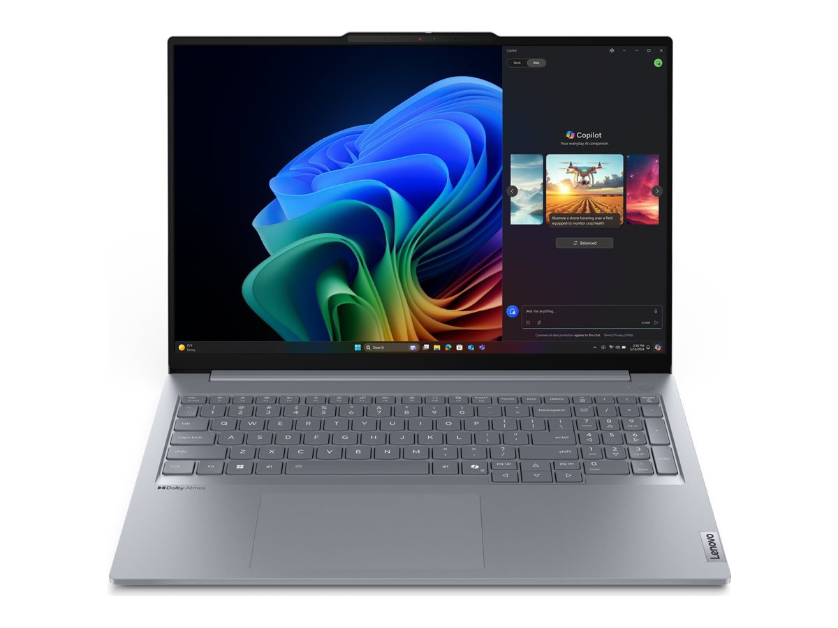Lenovo ThinkBook 16 G7 QOY - 16" - Qualcomm Snapdragon X Plus - X1P-42-100 - 32 GB RAM - 1 TB SSD - US English