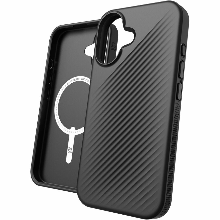 ZAGG Luxe Snap Phone Case for Apple iPhone 16-Black