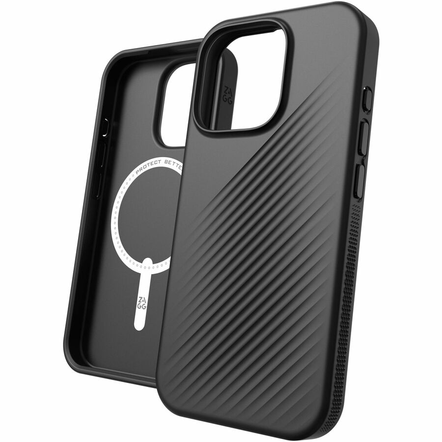 ZAGG Luxe Snap Phone Case for Apple iPhone 16 Pro-Black