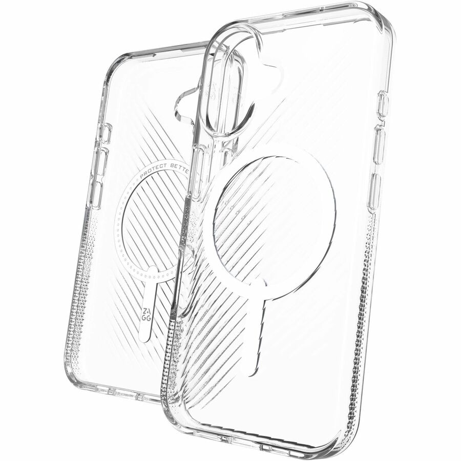 ZAGG Luxe Snap Phone Case for Apple iPhone 16-Clear