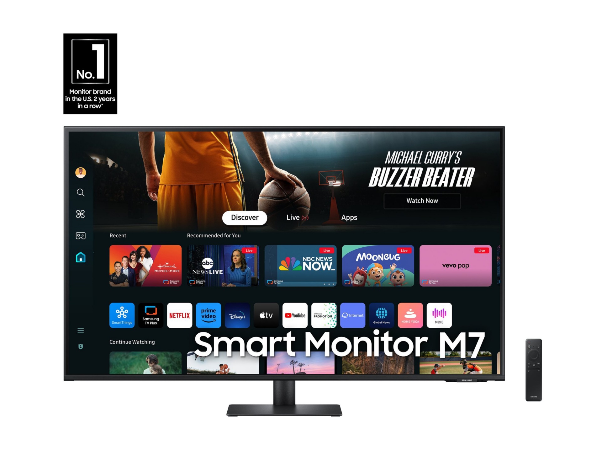 SAMSUNG 43IN UHD SMART MONITOR