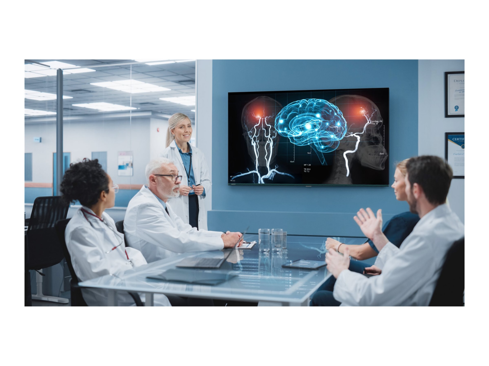 Thumbnail 5 of 7 for Avocor AVK-8510 K Series - 85" LED-backlit LCD display - QLED - 4K - for digital signage