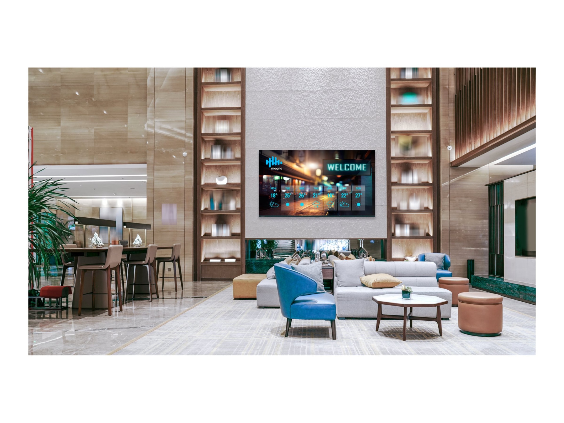 Thumbnail 7 of 7 for Avocor AVK-8510 K Series - 85" LED-backlit LCD display - QLED - 4K - for digital signage