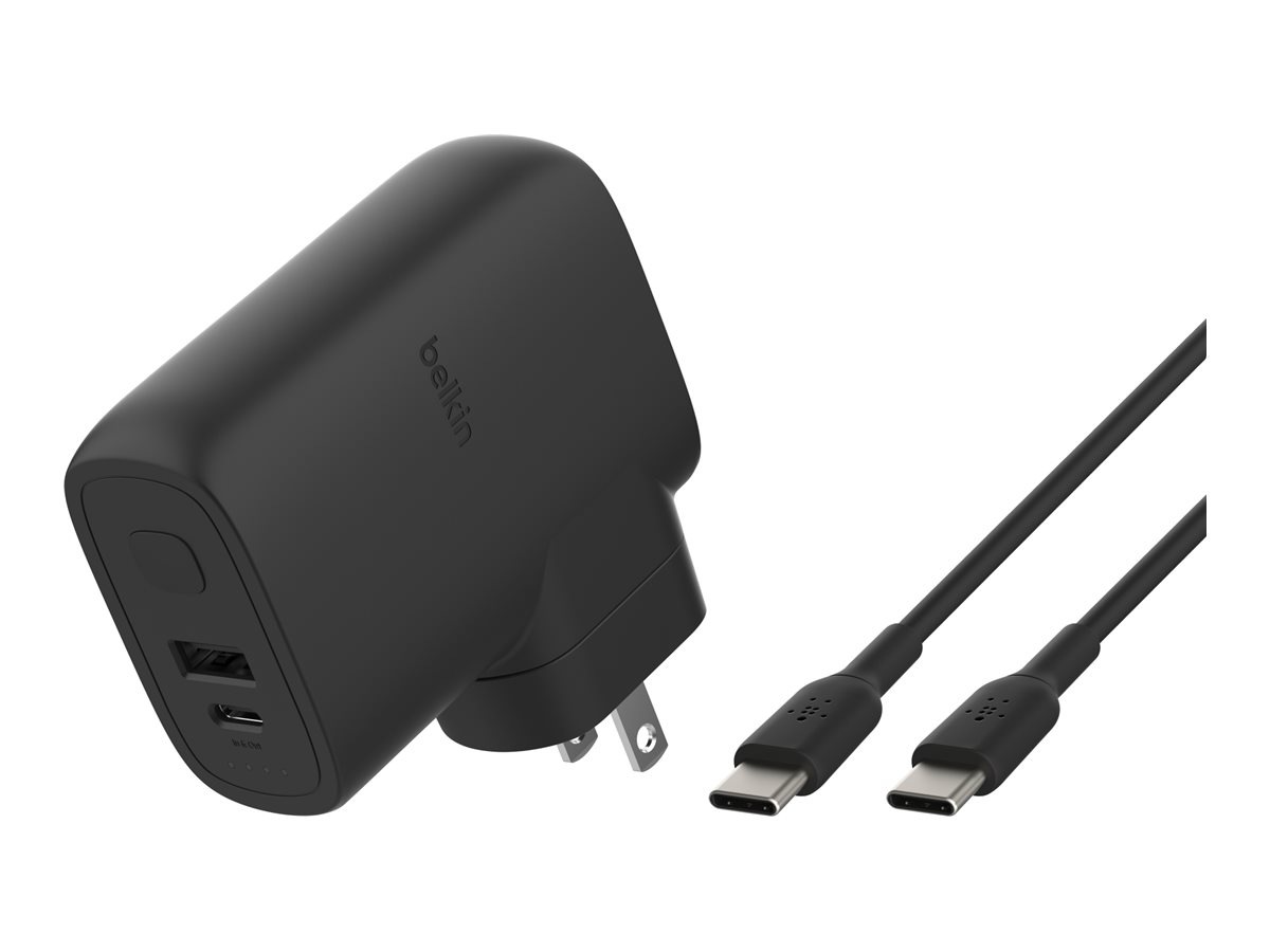 Belkin Hybrid PD Wall Charger 25W + Power Bank 5K - 1xUSB-C 1xUSB-A with US