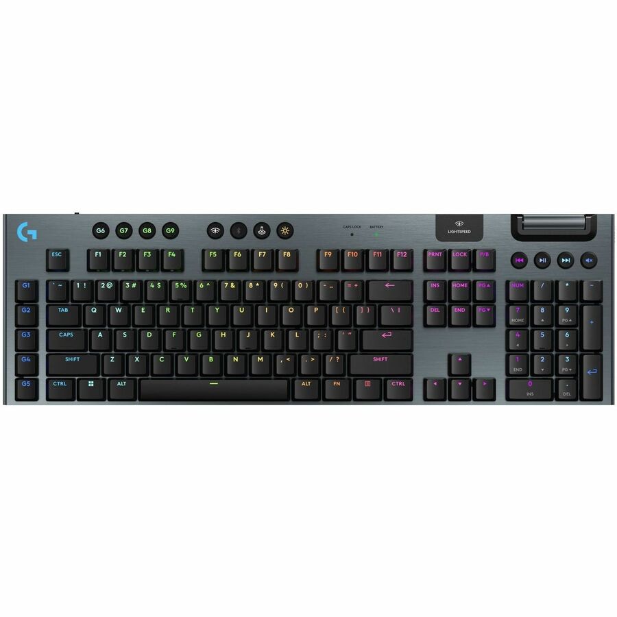 Logitech G915 X LIGHTSPEED Low-Profile Wireless Gaming Keyboard, Double-Shot PBT Keycaps, Fully Programmable Keys, RGB