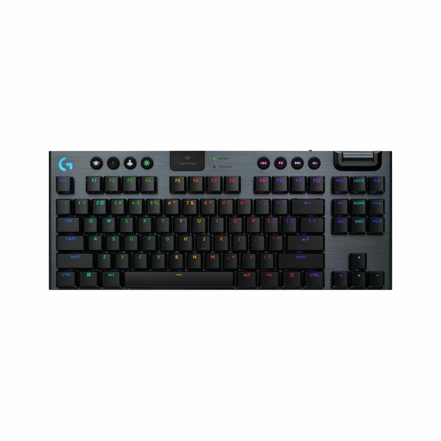 Thumbnail 2 of 10 for Logitech G915 X LIGHTSPEED TKL Low-Profile Wireless Gaming Keyboard, Double-Shot PBT Keycaps, Fully Programmable Keys,