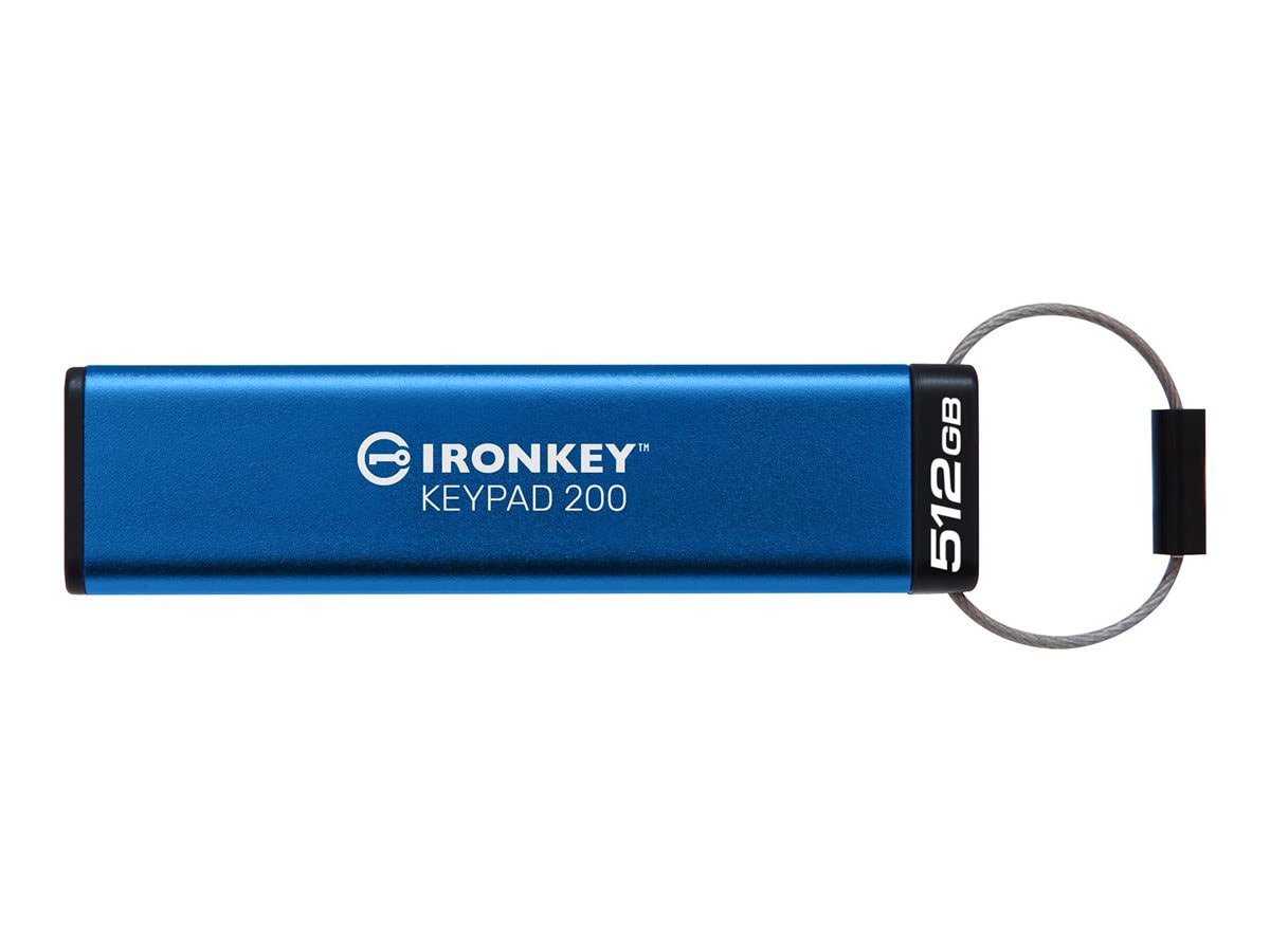 Kingston IronKey Keypad 200 - USB flash drive - 512 GB