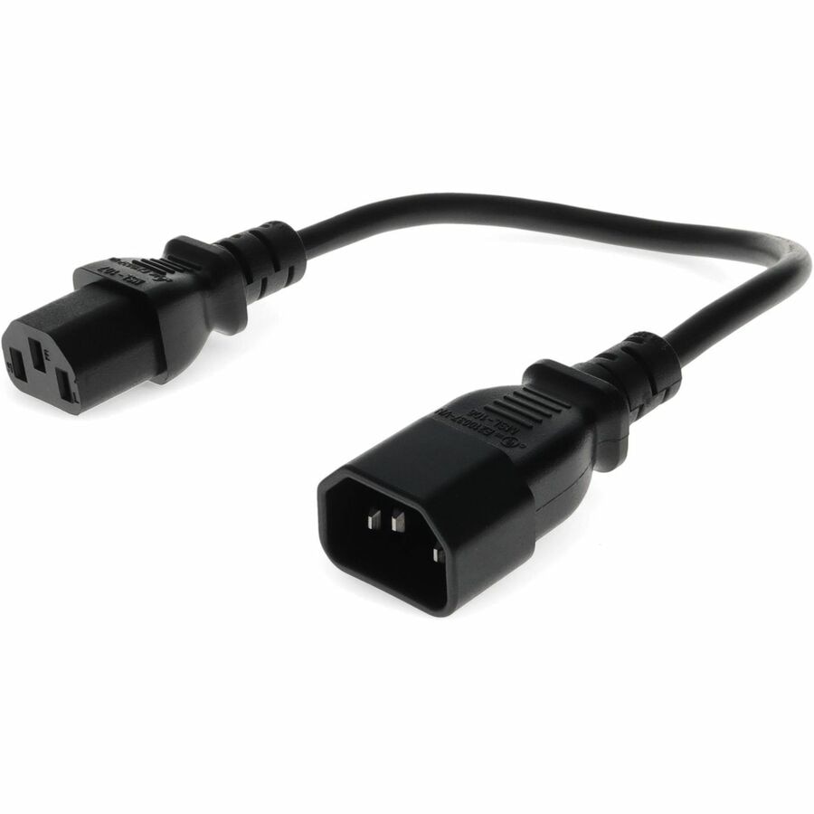 Proline 1.5m (4.9FT) C14 to C13 18AWG 100-250V Black Power Cable