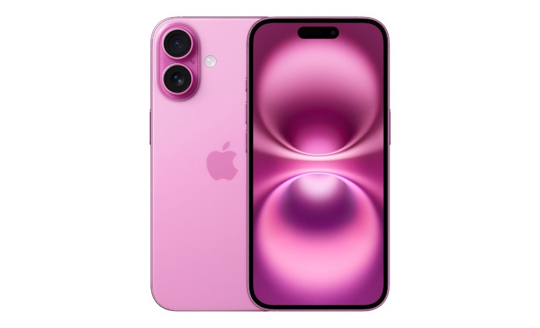 Apple iPhone 16 - pink - 5G smartphone - 128 GB - GSM - MYDT3VC/A