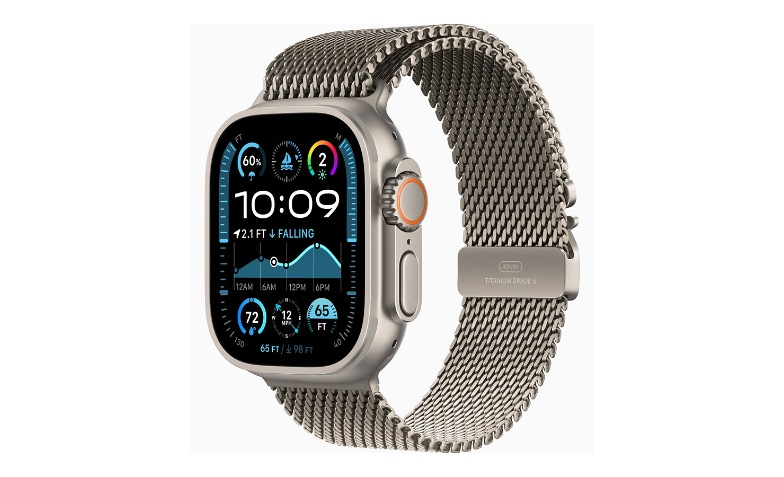 Apple - n-atuo Apple Watch Ultra 2 - natural titanium - smart watch with