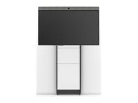 Salamander Strut 170 stand - fixed - for interactive flat panel / touchscreen - white