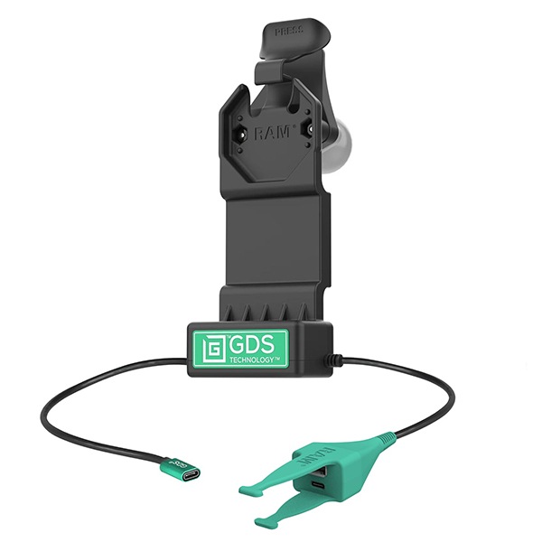 RAM Mounts GDS USB-A/USB-C Vehicle Docking Station with Uni-Conn Adapter