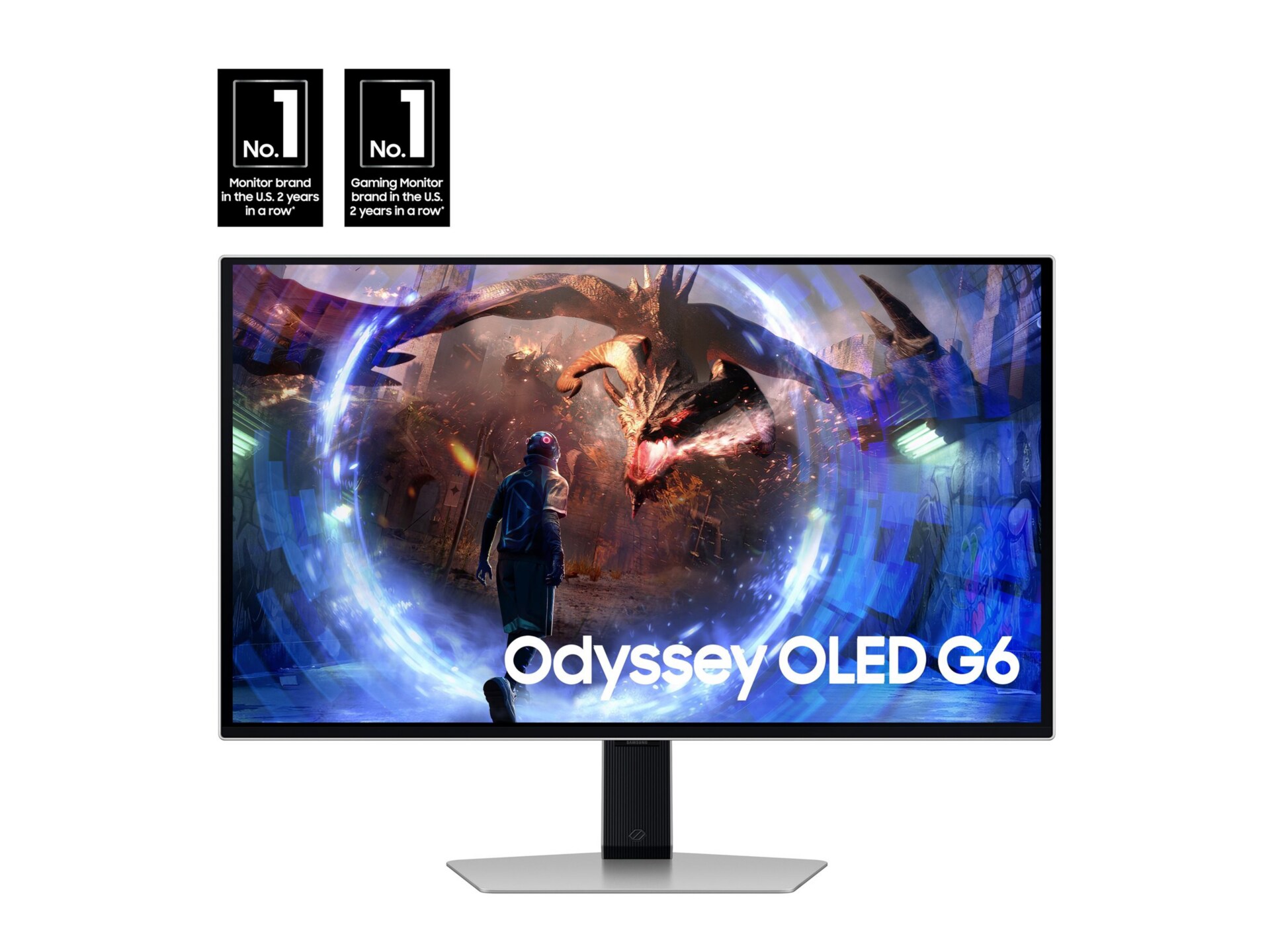 Samsung Odyssey OLED G6 S27DG602SN - OLED monitor - QHD - 27" - HDR